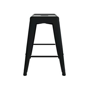 Marquee Black Metal Bar Stool 