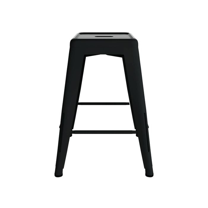 Marquee Black Metal Bar Stool 