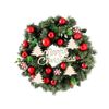 P&P Green 40CM Christmas Wreath Garland Candy Ornaments Non-Toxic