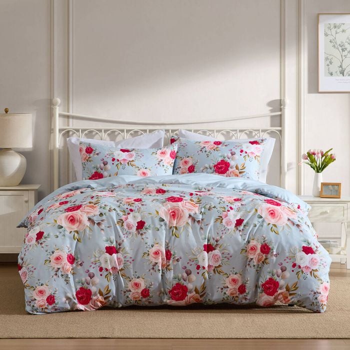 Ardor Boudoir Double Amelie Quilt Cover w/ Pillowcase Set