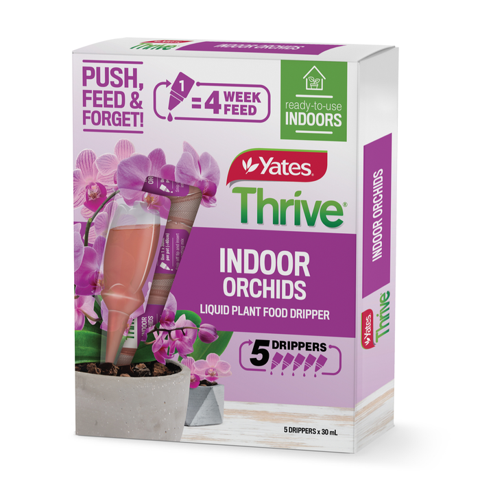 Yates 30ml Thrive Indoor Orchid Fertiliser Drippers - 5 Pack