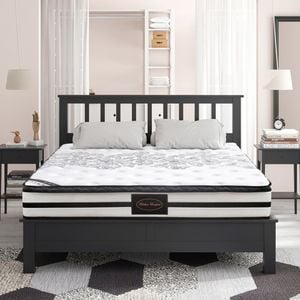 Queen Mattress Euro Top Memory Foam Non-woven Micro Pocket Spring