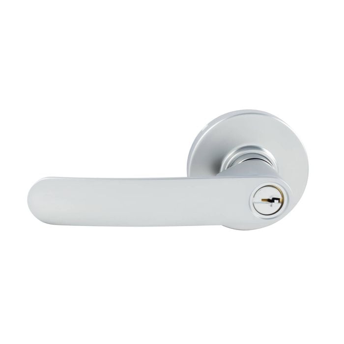 Gainsborough Satin Chrome Neue Contour Entrance Set