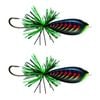 2x Rapala 5cm BX Skitter Frog Topwater Surface Fishing Lures - Night Aurora