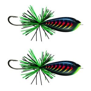 2x Rapala 5cm BX Skitter Frog Topwater Surface Fishing Lures - Night Aurora