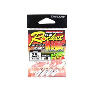 Decoy Rocket Magic SV70 Finesse Ajing Fishing Jig Head 1/12oz 6