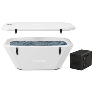 Regen8 370l Polarchill Cold Plunge Ice Bath With T2s Chiller Unit (white)
