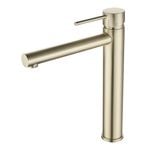 Mondella Resonance 35mm Brushed Brass Vessel Basin Mixer WELS 4 Star 7.5L/min