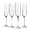 Luigi Bormioli Bach Set Of 4 Flutes 210ml