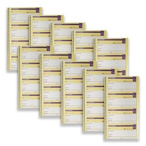10pc Spirax 553 Cash Receipt Book Carbonless Writing/listing Stationery 80-pages