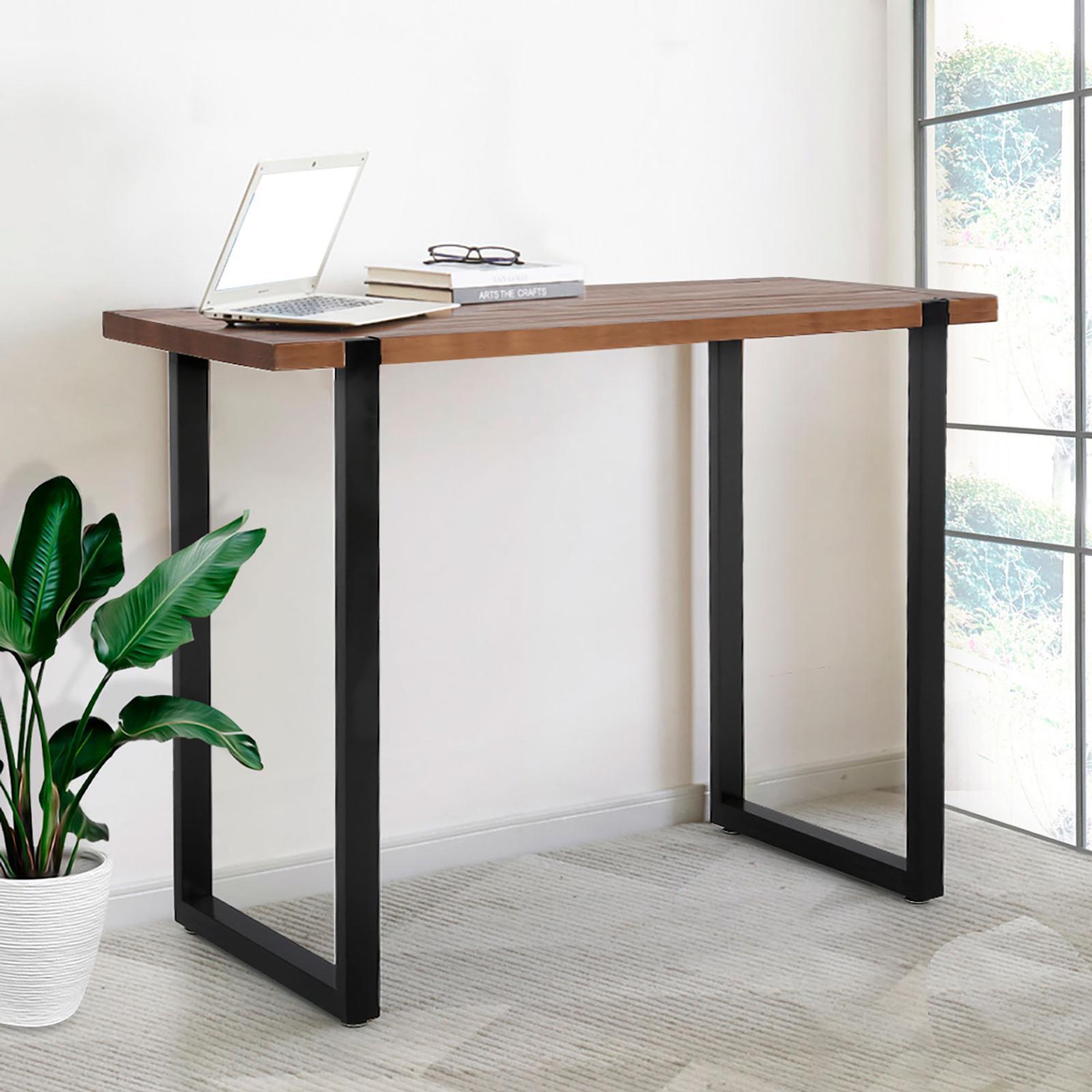 Levede High Bar Table Industrial Pub Table Solid Wood Kitchen Cafe Office Desk Bunnings Australia