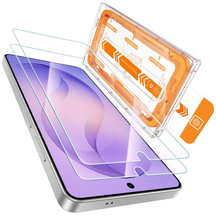 Tough On for Samsung Galaxy S26 Tempered Glass Screen Protector 2 Pack with Installation Kit