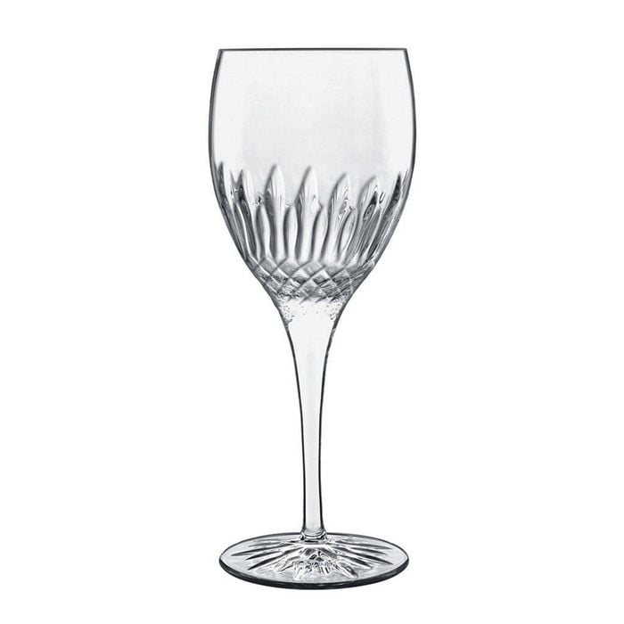 4pc Luigi Bormioli Diamante Riesling 380ml White Wine Glasses Set