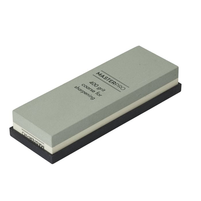 Masterpro Dual Sharpening Whetstone Multi-coloured 18x6.5x3cm/400 & 1000 Grit