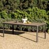 Mimosa Basel Aluminium Dining Table Charcoal