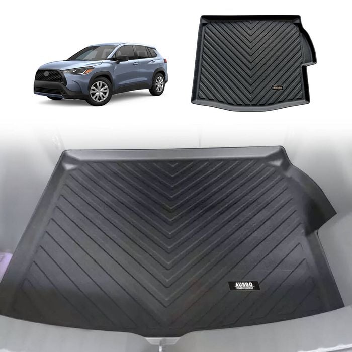AUSGO Boot Liner for Toyota Corolla Cross Hybrid 2022-Onwards Cargo Trunk Mat Boot Mat