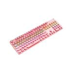Mechanical Gaming Keyboard Linear Blue Switch - Pink