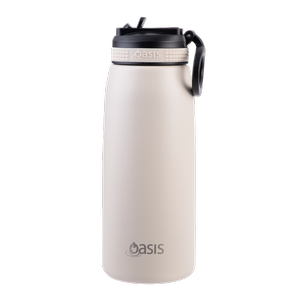 Oasis 780ml Stainless Steel Insulated Sports Drink Bottle - Oat