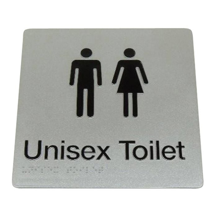 Bradley Unisex Toilet Braille Sign