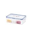 Locknlock 1L Classic 3-Section Seasoning/Condiment Container w/ Spoon Clear
