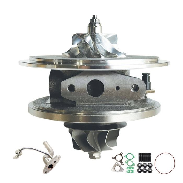Upgrade Billet Turbo Cartridge Chra Core With Oil Feed Pipe For Nissan Navara D40 Yd25 2.5l 3-bolt Type