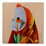 Maxwell & Williams Pete Cromer Wildlife Ceramic Square Coaster 9.5cm Orangutan