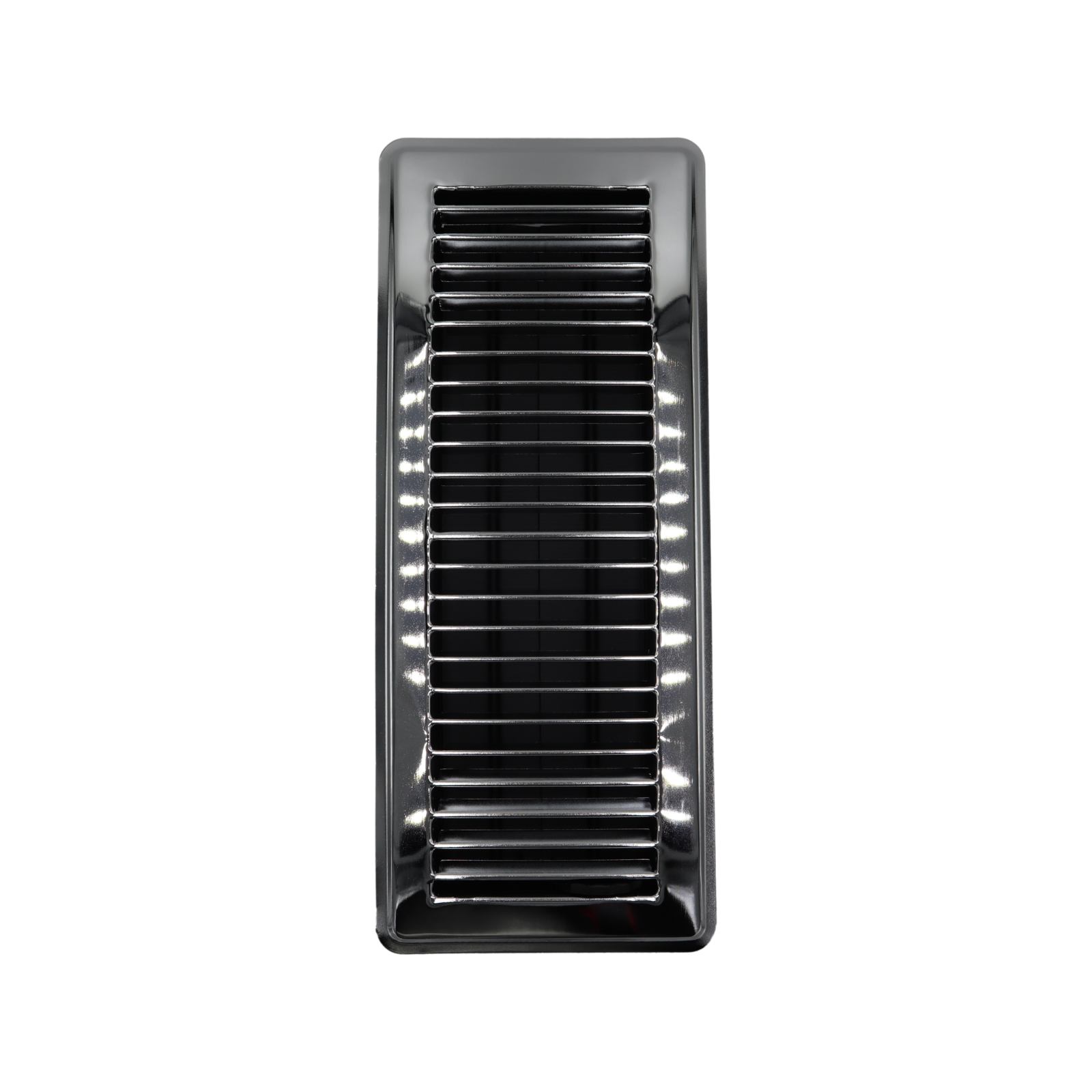 Accord 10 x 30cm Beige Metal Louvered Floor Register thumbnail 2