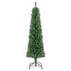 Costway 1.5M Pencil Christmas Tree w/295 Memory Wire Branch Tips Pre-Lit Decoration Tree
