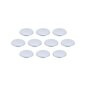 10PK Quartet 20mm Magnet Buttons For Magnetic Board - White