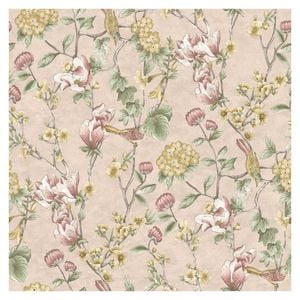 Nightingale Pink Wallpaper 53cm x 10.05m