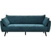 Emilia 3 Seater Sofa Bed - Green