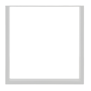 Rapid 732 x 700 x 50mm White Belize Steel Tube Table Leg