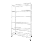 Pinnacle 1930 x 1220 x 460mm Chrome 6 Tier Adjustable Shelving Unit 