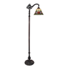 G&g Rose Edwardian Tiffany Floor Lamp