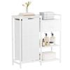 Advwin Laundry Hamper with Fabric Drawer and Shelves 60L White