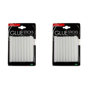 2x 24pc Jasart 7mm Glue Sticks Adhesive For 15w Glue Gun Craft/diy Project Clear