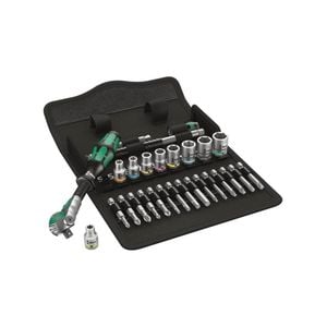 Wera 28 Piece Metric 1/4" Square Drive Ratchet Socket Set
