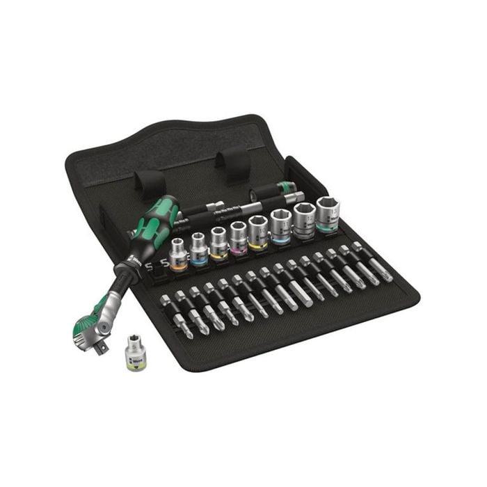 Wera 28 Piece Metric 1/4" Square Drive Ratchet Socket Set