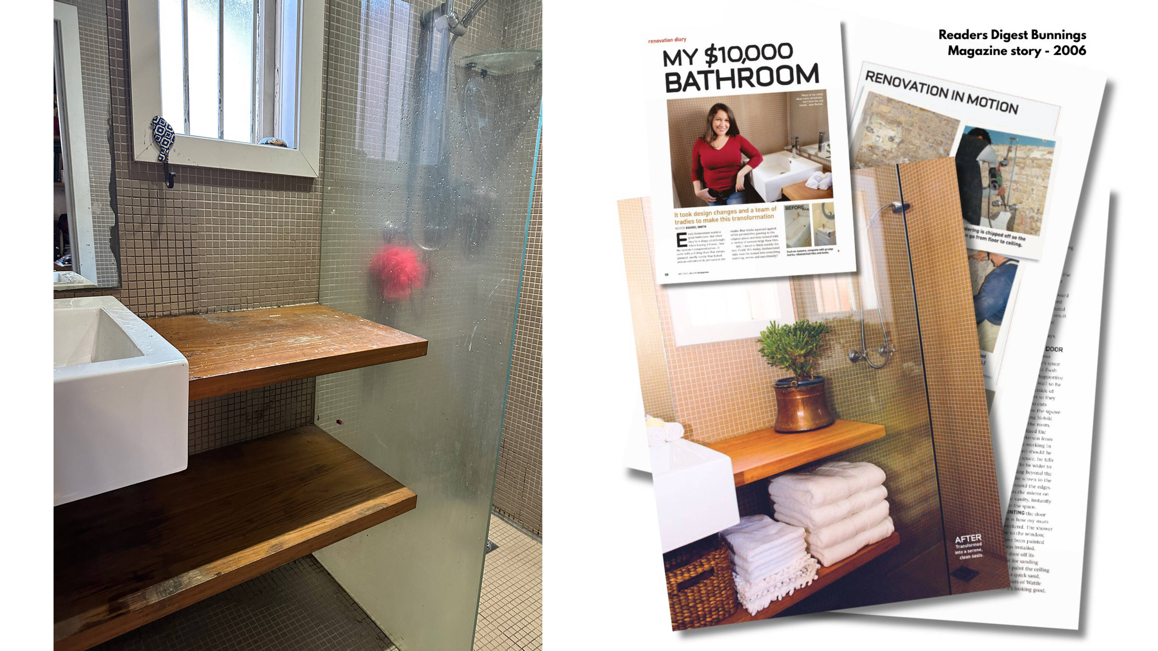 DIY - Extra 1 -  My small bathroom renovation in one month with a $25k budget