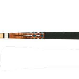 DUFFERIN 9 BALL 2 Piece 13mm Tip Cocobolo Blue Stones Linen Wrap Pool Snooker Billiard Cue