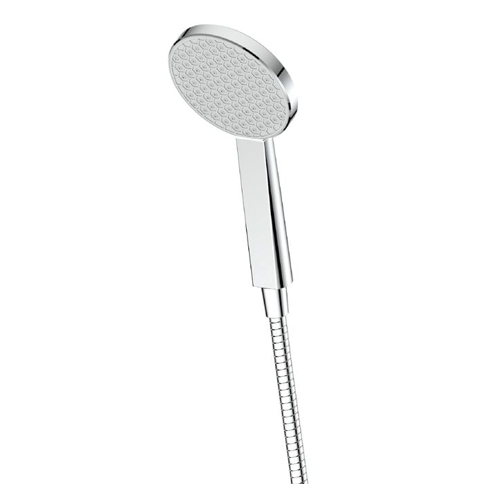 Greens Chrome Penny Hand Shower And Hose With RainBoost® Technology
