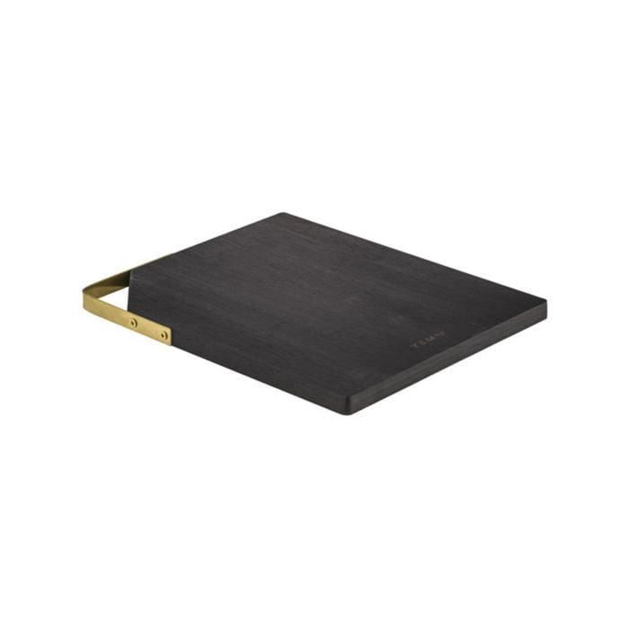 Orson Square 30x25cm Acacia Serving Board Tray - Black