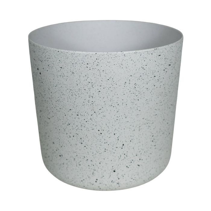 Eden 18cm White Stonelite Sphere Planter