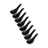 8x Maxwell & Williams Caviar Black Spoon 13.5cm Porcelain Elegant Tableware