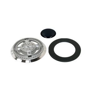 Gas Stove Cooktop Wok Burner Complete Assembly Kit 878010088692693, suits Smeg