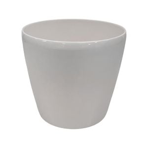 Moda 18cm Warm White Round Premium Self Watering Planter