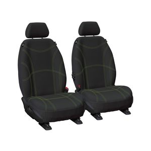 For Subaru Outback (BT) Wagon 2020-On Front Black Green Neoprene Seat Cover