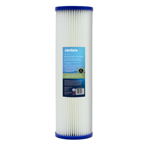 Stefani 5 Micron 4.5 x 20" Pleated Sediment Whole Of House Replacement Water Filter Cartridge