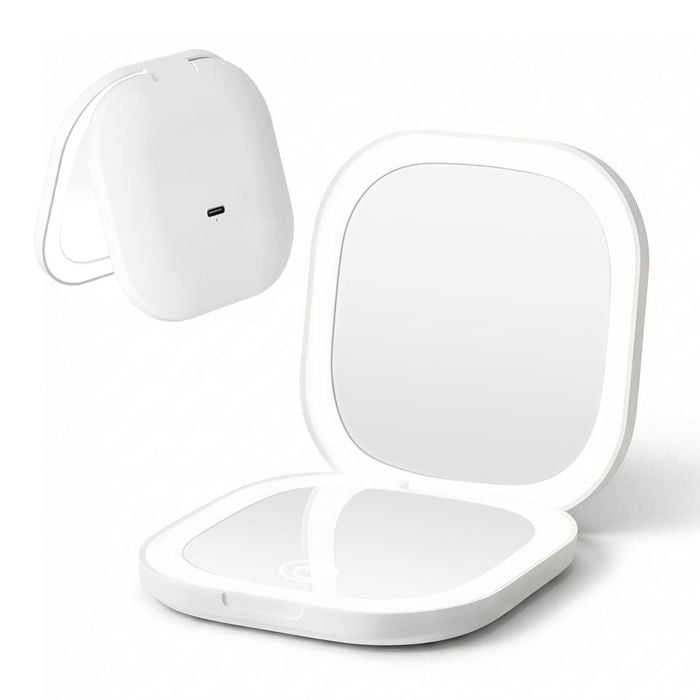 Embellir LED Compact Mirror Square White