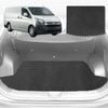 6D Diamond Car Boot Mat for Toyota Hiace Van (LWB)2019-Current-Cargo Mat-Black-Outback GT